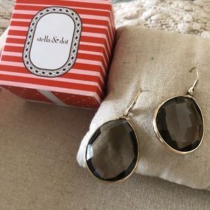 Beautiful quartz chandelier earrings!